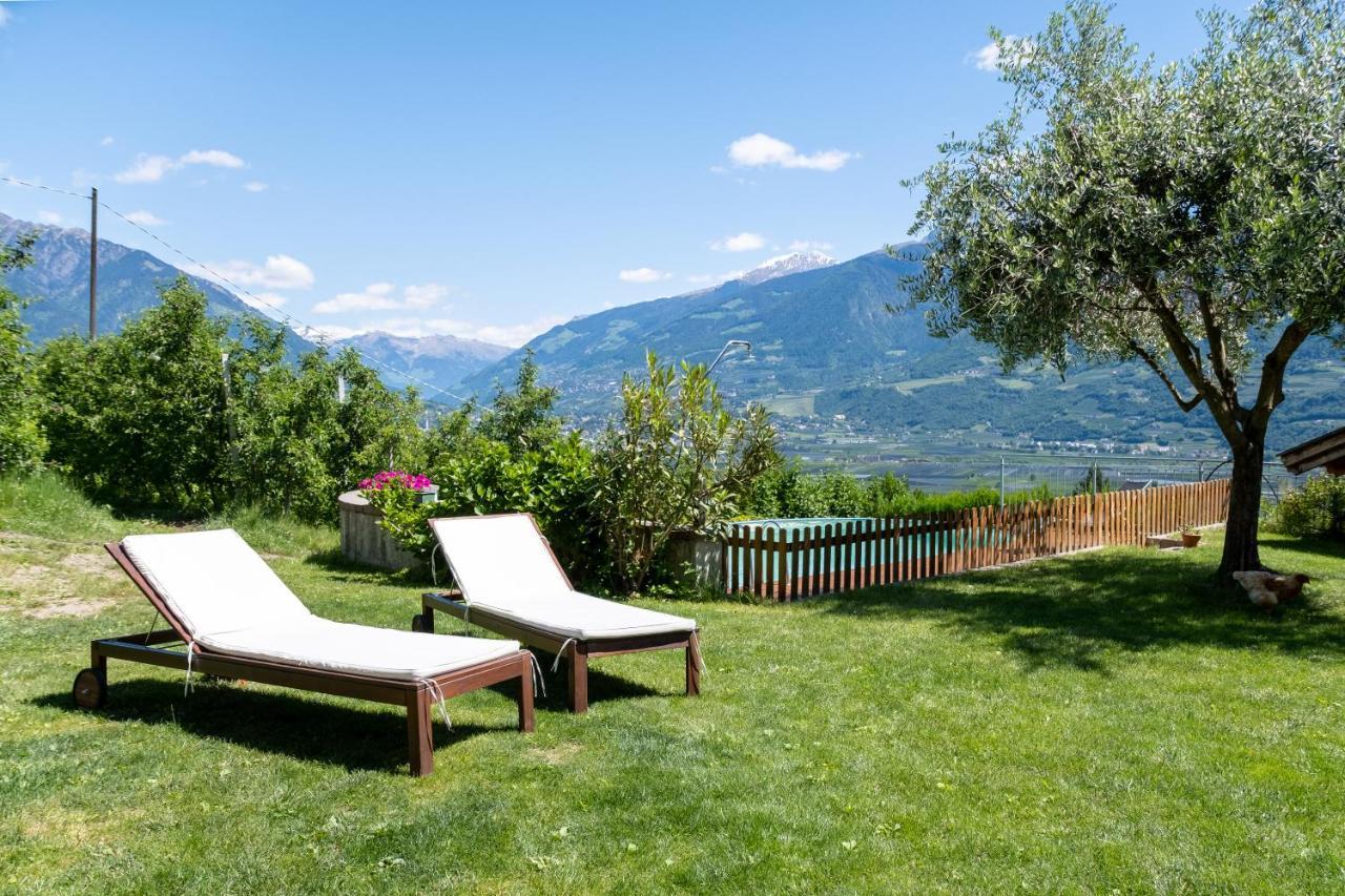 Unterbrunnerhof Apartment Lana Bagian luar foto