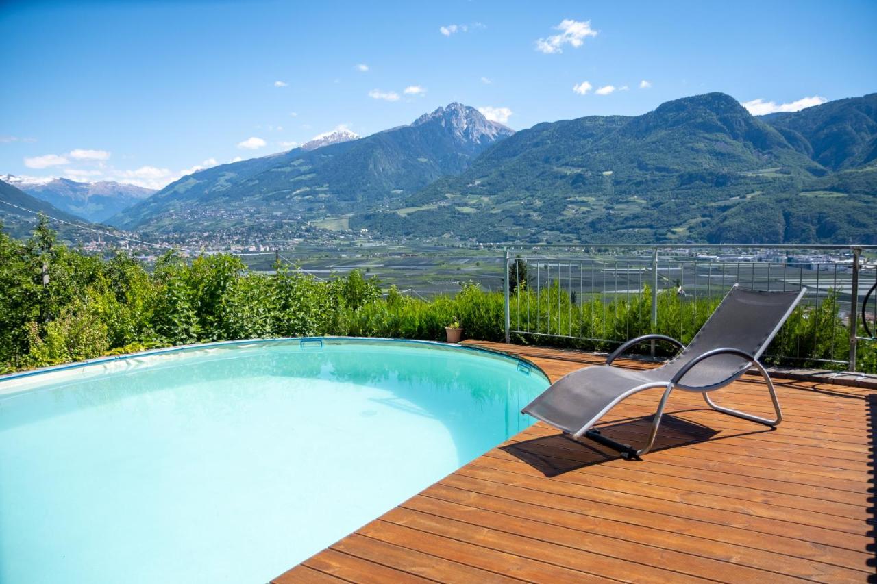 Unterbrunnerhof Apartment Lana Bagian luar foto